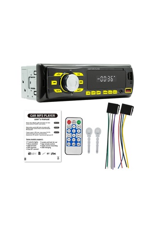 Symbee Araç İçi Çok Fonksiyonlu Bluetooth Mp3 Çalar, Sesli Asistan Ve Radyo Alıcılı Müzik Çalar