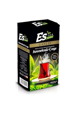 Es Tea Gold Karadeniz Siyah Dökme Çay 5 KG
