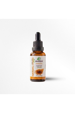 Hardal Tohumu Yağı, 30 Ml, %100 Saf, Soğuk Sıkım, Cold Press Mustard Oil