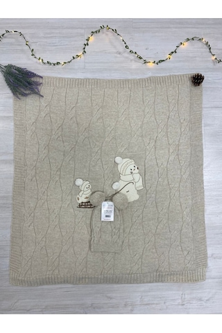 Ultralüx Bereli Bebek Battaniye Vizon