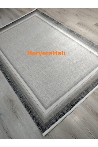 Yamalıhome Quka Halı Bodrum 7008lacivert Gri %100 Akrilik 160x230