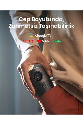 Anker Nebula Capsule Air D4112 Taşınabilir Projeksiyonlu Hoparlör Siyah