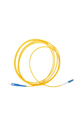 Fosenze Optik Fiber Kablo Sc-lc Upc Tek Mod 3m - Dayanıklı Pvc, Seramik Ferrule, Düşük Kayıp, Kolay Kurulum 2 Adet