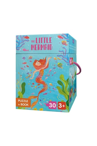 Klasik Masallar Yapbozu - Küçük Deniz Kızı Canlı Renkler