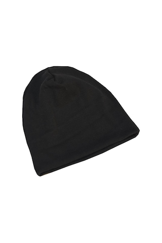 Luess Çocuk Unisex Fitilli Kışlık Bere Siyah