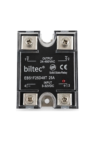 Biltec Solid State Röle Ebs1f25d48t 25amp İnput:3-32v Dc Output :24-480v Ac