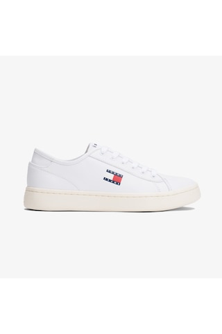 Tommy Hilfiger Tommy Jeans Court Low Kadın Beyaz Spor Ayakkabı En0en02875 Beyaz