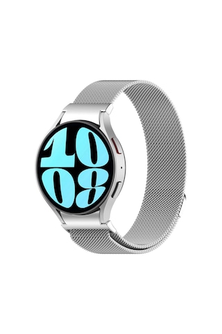 Galaxy Watch 6 Classic 43mm Uyumlu Krd-01 Metal Mkst Kordon-siyah
