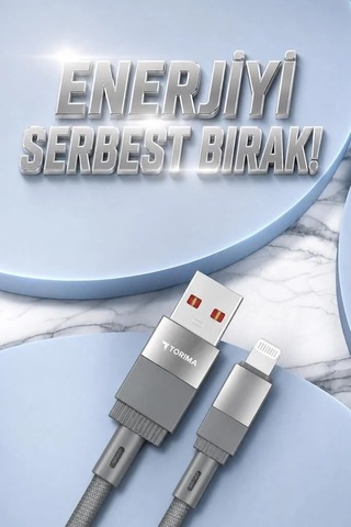 Şarj Kablosu Usb To Lightning Data Kablo U18 Gri Kişisel Eşya Günlük Kullanım Teknolojik