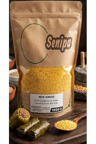 İnce Çekim Mısır Yarması 1 Kg - Sarmalık Dolmalık Rize Taş Değirmen