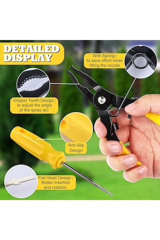 Rainbird 1800/5000 Serisi Yağmurlama Başlığı Aleti İle Uyumlu Püskürtme Başlığı Aletleri Ve Yağmurlama Aleti