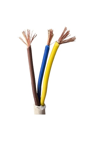 95 Metre 3x1,5 Mm Cca Beyaz Topraklı Seyyar Elektrik Kablosu