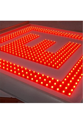 Eczane E Led Tabela 60x60cm Butonlu (Yönetmeliğe Uygun)