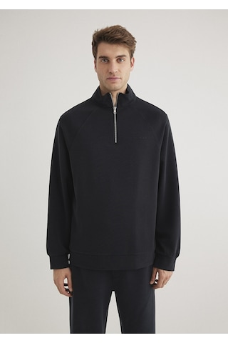 Mavi - Yarı Fermuarlı Siyah Sweatshirt 0s10328-71379 Siyah
