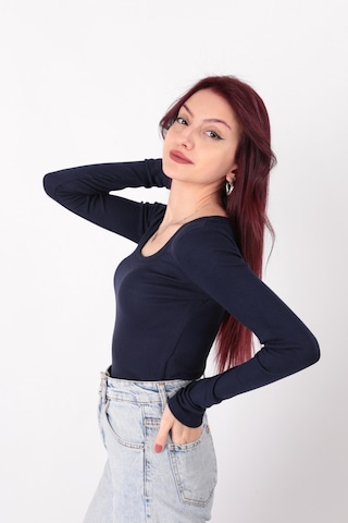 Busem W0011619 Kadın Bluz Lacivert