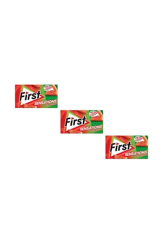 First Sensations Karpuz Aromalı Şekersiz Tatlandırıcılı Sakız 3'lü