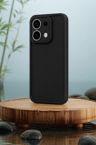 Mi Redmi Note 13 Uyumlu Kamera Çıkıntılı Mat Silikon Telefon Kılıfı Resimdeki