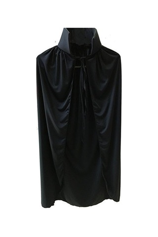 Siyah Yakalı Pelerin - Vampir Pelerin - Dracula Pelerin 90 Cm Yetişkin