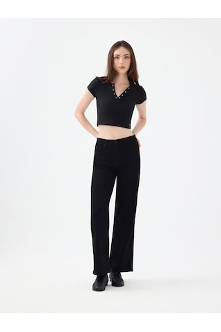 LOFT Bella Regular Fit Kadın Pantolon Lf2038986 Q1.v1 Denim