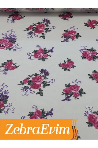 Çift Mekanizmalı Yakma Tül Stor Zebra Perde Etek Dilim  (163283879) Ekru 10 x 200 Boncuklu Standart