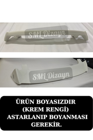 Toyota Auris 2006-2009 Spoiler Plastik Auris Spoyler Rüzgarlık