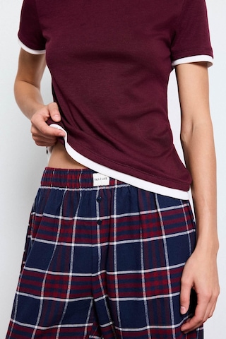 Defacto %100 Pamuk Regular Fit Uzun Boy Flanel Kareli Pijama Altı E7617ax26aunv241 Lacivert-nv241