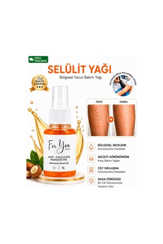Anti Selülit Vücut Bakım Yağı Selülit Karşıtı Masaj Yağı Antiselülit
