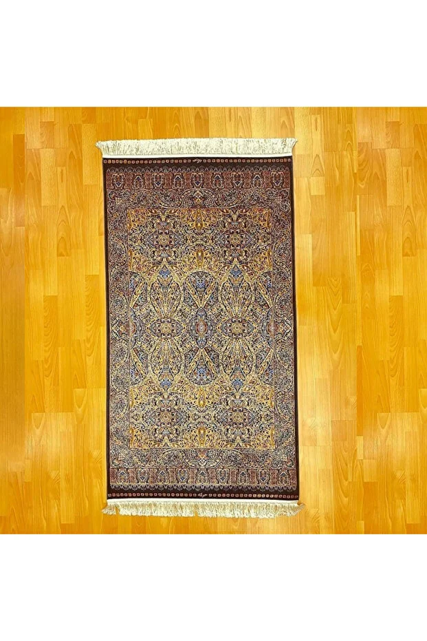 Mevlana Bazaar Saray Motifli 90 X 150 Cm İpek Halı Çok Renkli