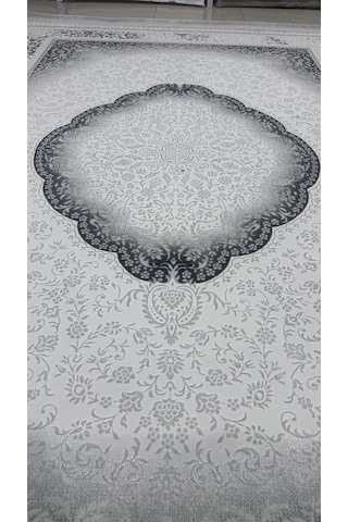 Safyün Halı Kadife Kf513 Gri 200 X 290 Renkli