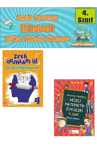 Ata 4.sınıf Okula Yardımcı Zeka Oyunları İle Derslerimi Öğreniyorum- Neşeli Matematik Öyküleri