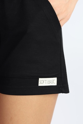 Soft&Basic Modal Rahat Kumaş Şort Siyah