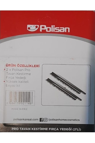 Polisan Pro Tavan Kestirme Fırça Yedeği 2li