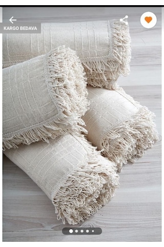 %100 Pamuklu Buldan Işi Çok Renkli Çekyat-Koltuk Örtüsü 180 350