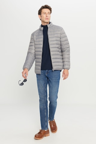 Ac&Co / Altınyıldız Classics Standart Fit Normal Kesim Dik Yaka Erkek Mont - Gri