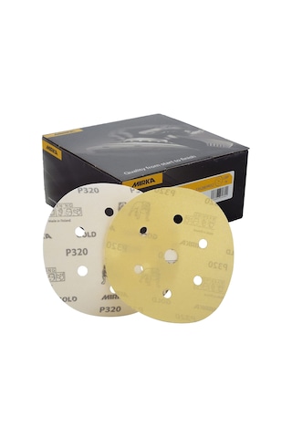 Mırka Gold 150Mm Cırtlı 6 1D - Zımpara 100 Adet -100 Kum
