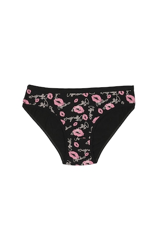 Nixci İntimates %95 Pamuk Normal Bel Kadın Külot Slip Bikini Külot Klasik Model Çok Renkli 3
