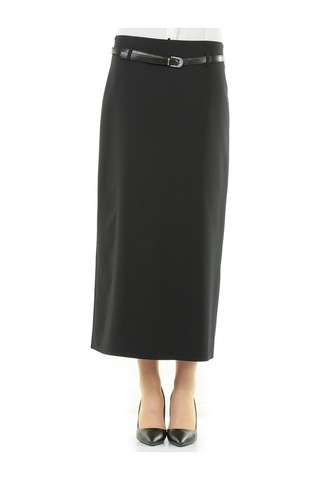 Soralline Kadın Etek Klasik 770 Siyah Siyah