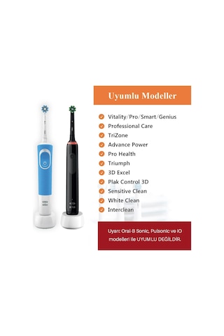 Kids Fun - Çocuklara Özel Extra Yumuşak Oral B Şarjlı Diş Fırçası Yedek Başlığı - 16'lı Yedek Başlık