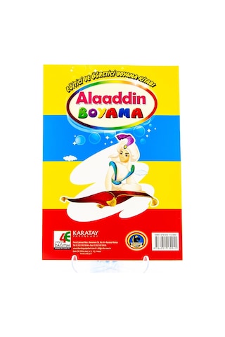 Alaaddin Boyama Kitabı 128 Sayfa. Renkli Örnekli. 19X27Cm Büyük B