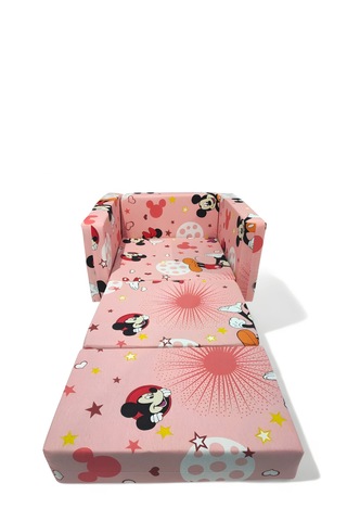 Katlanır Yer Yatağı - Çocuk Koltuğu - Bebek Yatağı 0-5 Yaş Yavruağzı Fare Figürlü