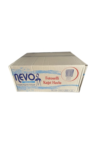 Nevo 2 Kat Hareketli Rulo Kağıt Havlu Makine Havlusu 4 KG 6 x 21 CM