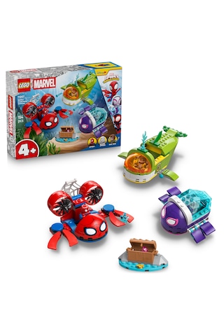 LEGO® Marvel Spidey Ve Arkadaşları Spidey: Su Altı Araçları 11207 -4 Yaş ve Üzeri Çocuklar için Yaratıcı Oyuncak Yapım Seti (154P)