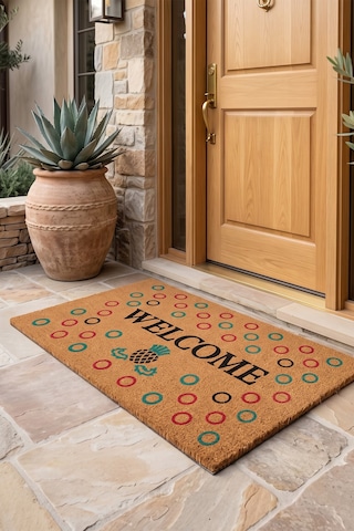 Villadia Home Textile Kapı Önü Paspası Kaymaz Taban Dekoratif Paspas Ev Giriş Antre İç Ve Dış Mekan Paspası 45x70 Cm 3ypycoco