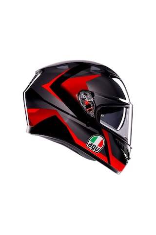 Agv K3 Mplk Striga Motosiklet Kaskı