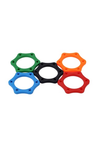 Neevoyu Mikrofon Kayma Ve Dürtme Koruması 6 Köşeli 32mm Gummi Anti-roll Çember Seti 5 Adet