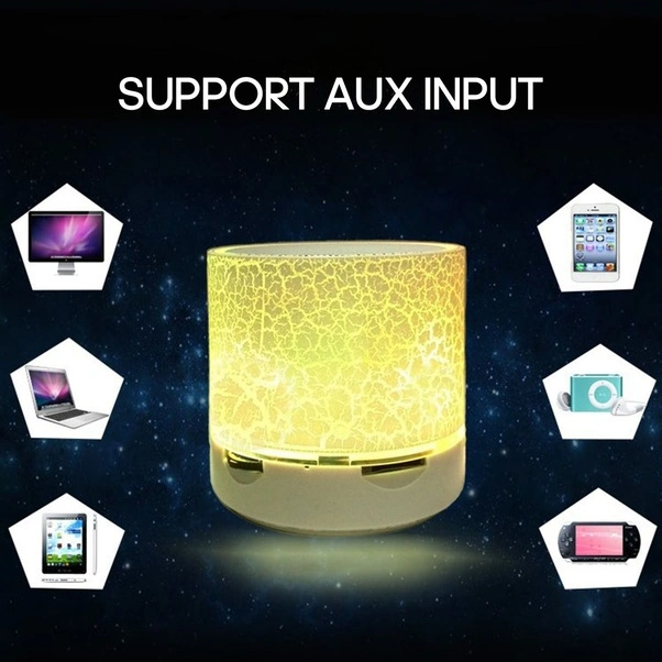 Fortunelane Su Geçirmez Mavi A9 Hoparlör - Bluetooth, Usb/tf, Derin Taban, Renkli Işık