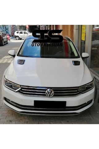 Volkswagen Passat Uyumlu Piano Black Kaput Üstü Havalandırma Izgarası