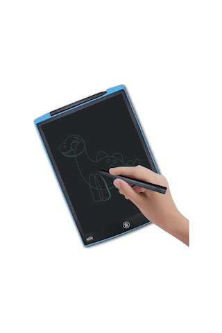 House Pratik Hp45 Pilli Lcd Ekran Elektronik Yazı Tahtası 12 İnç Mavi