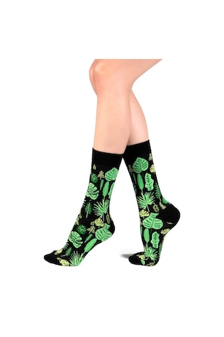 Ozzy Socks 6'lı Organik Pamuklu Dikişsiz Kadın Çok Renkli Desenli Çorap (448387975) Çok Renkli