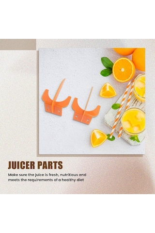 Xurunkeji Xc-2000e Limon Portakal Sıkma Makinesi İçin 4 Adet Elektrikli Portakal Sıkacağı Yedek Parçaları Portakal Kesici Portakal Soyucu Turuncu